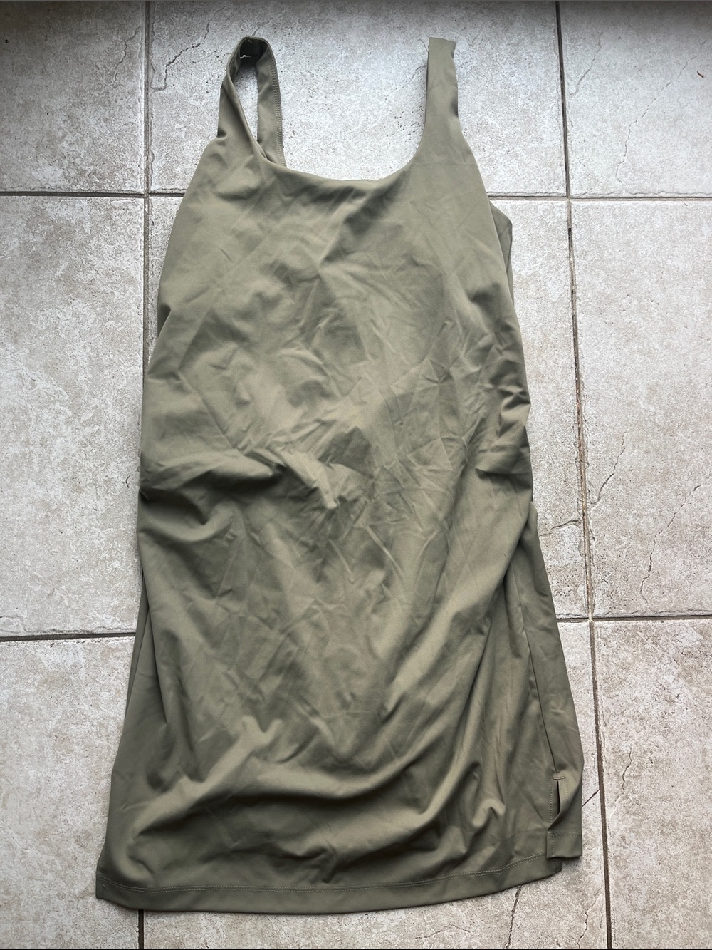 Old Navy Maternity Olive Tank Activewear powersoft Dress
